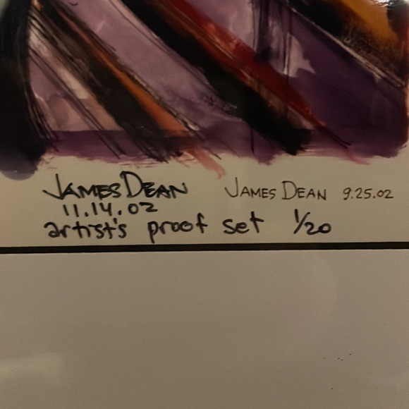 James Dean Vintage Pete with the Masters,  Munch Artist Proof, 2002 - Picture 5 of 6